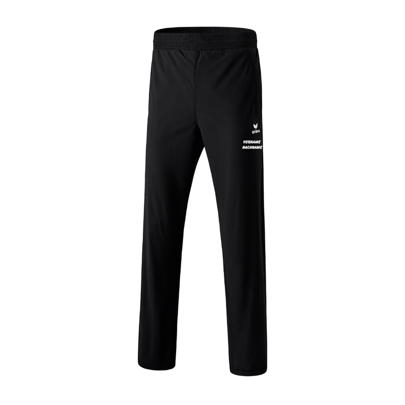ERIMA Hose mit durchgehendem RV schwarz (inkl. Bedruckung) - SV Rosenfeld Tischtennis