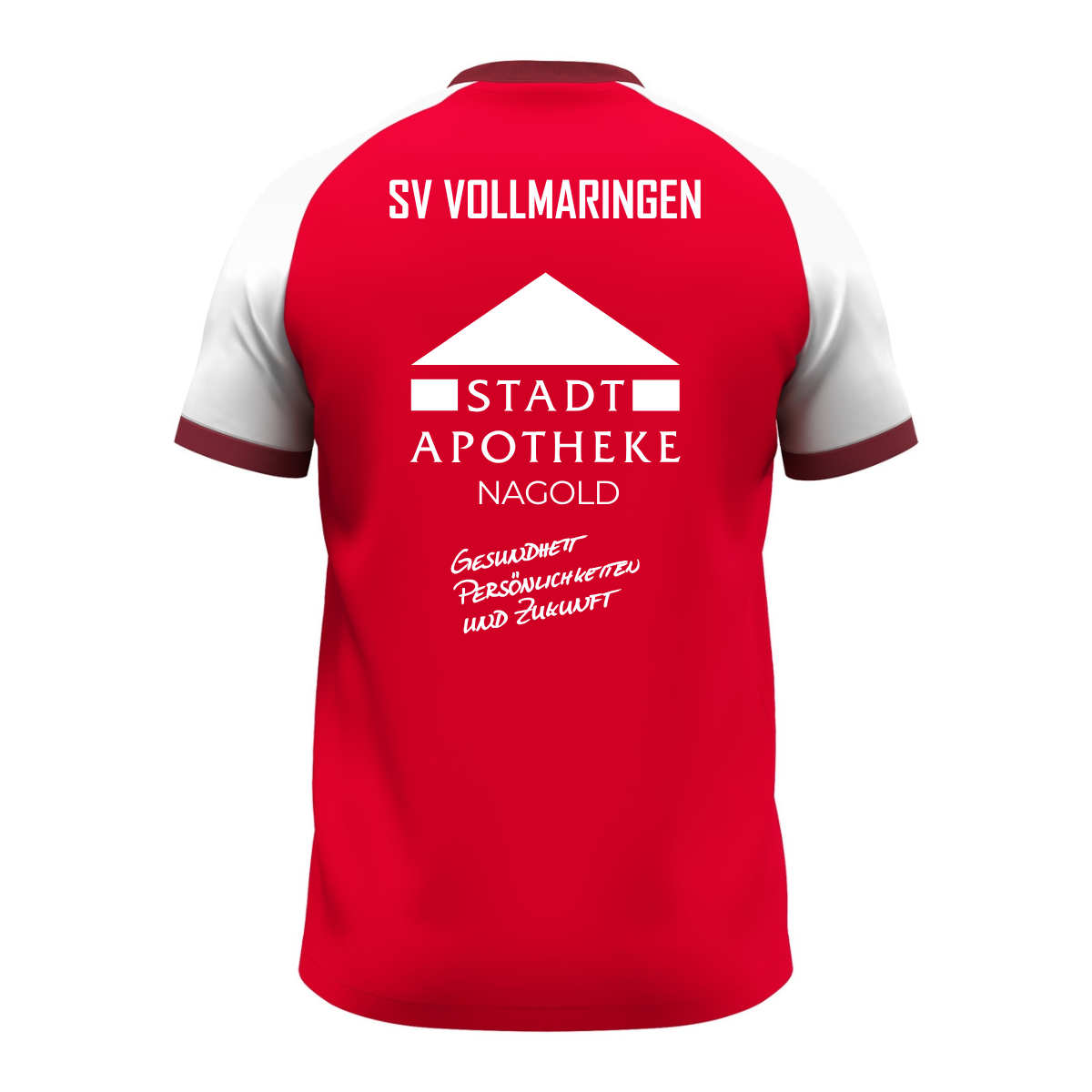 JAKO T-Shirt Dynamic rot/weiß (inkl. Bedruckung) - SV Vollmaringen