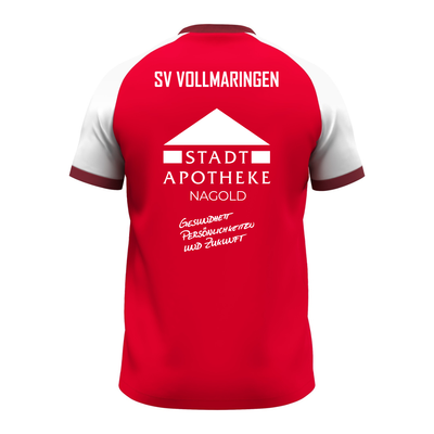 JAKO T-Shirt Dynamic rot/weiß (inkl. Bedruckung) - SV Vollmaringen
