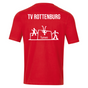 JAKO T-Shirt Base (Turnen) rot (inkl. Bedruckung) - TV Rottenburg