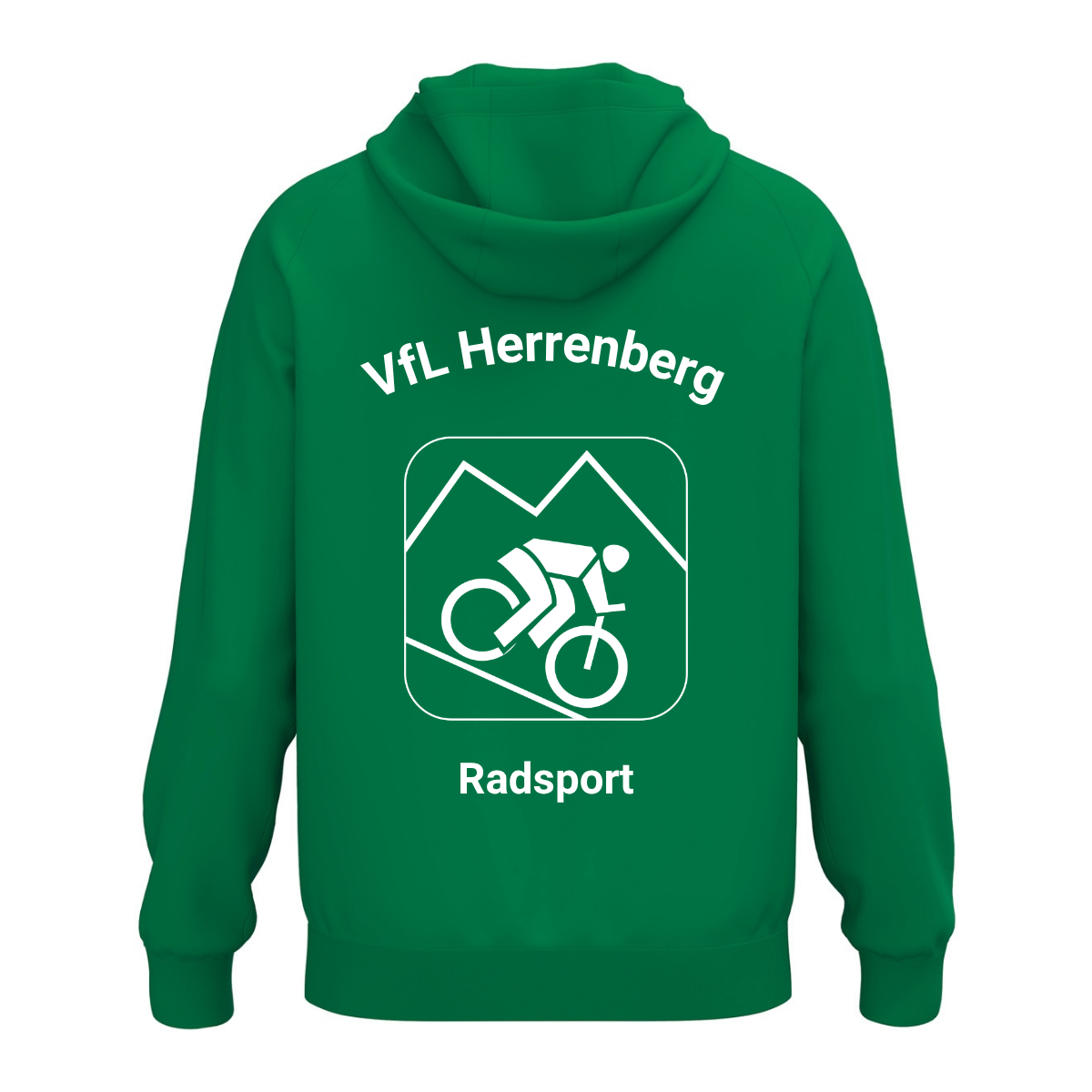 JAKO Kapuzenjacke One Grün (inkl. Bedruckung) - VfL Herrenberg Radsport