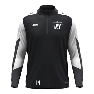JAKO ZipTop Dynamic schwarz/weiß (inkl. Bedruckung) SG Nagold-Nord