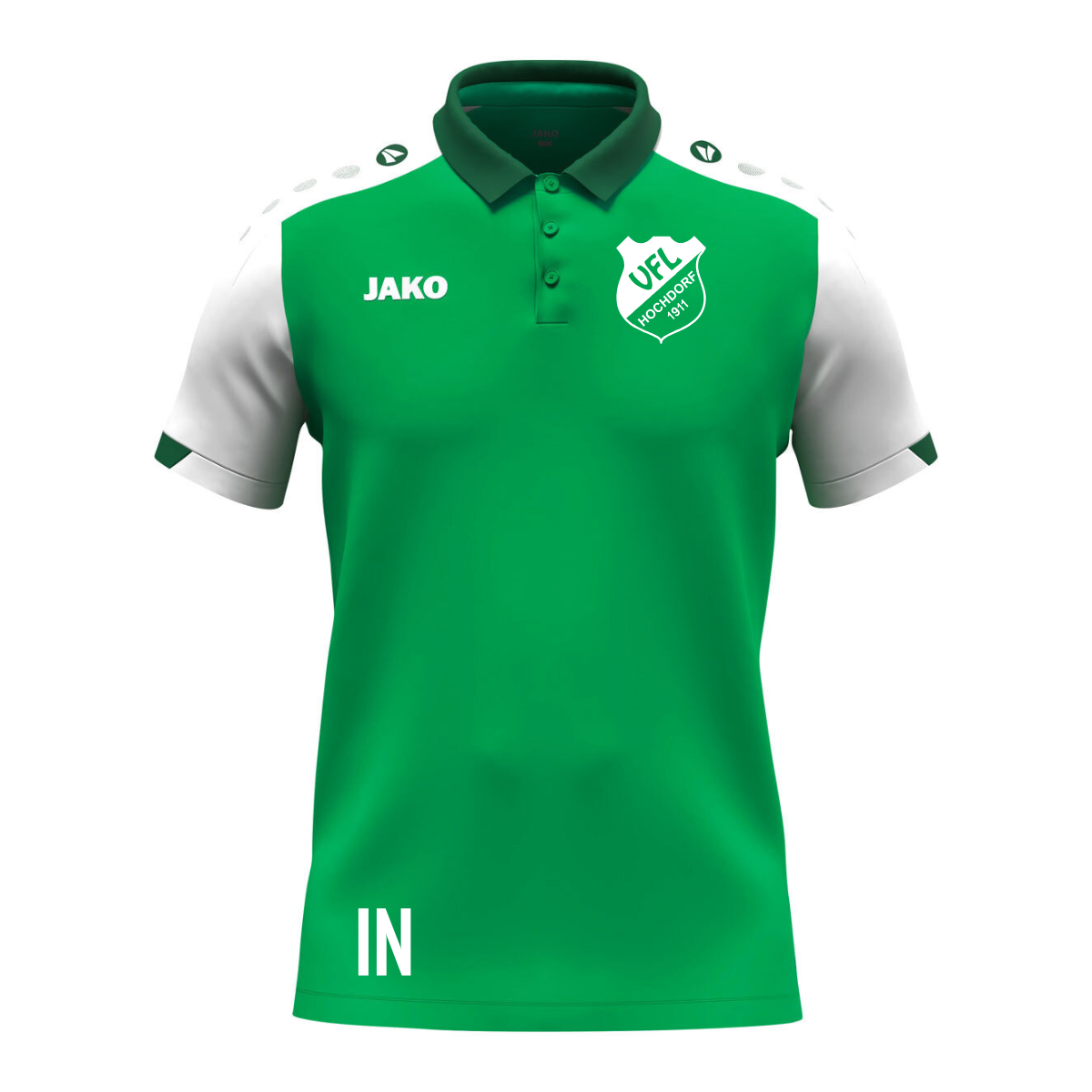 JAKO Poloshirt Dynamic grün/weiß (inkl. Bedruckung) VfL Hochdorf BSB