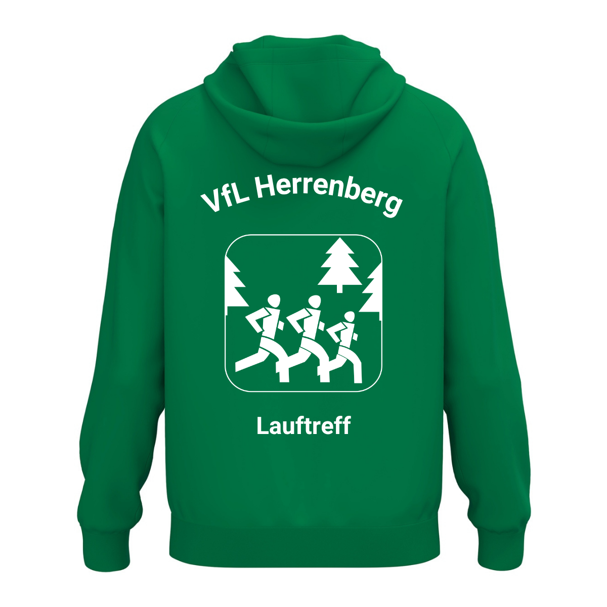 JAKO Kapuzenhoodie One Cotton Grün (inkl. Bedruckung) - VfL Herrenberg Lauftreff