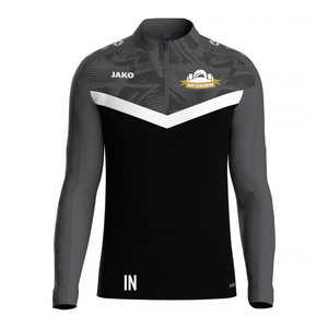 JAKO Ziptop Iconic (inkl. Bedruckung) schwarz/anthrazit - SGM Eichenberg