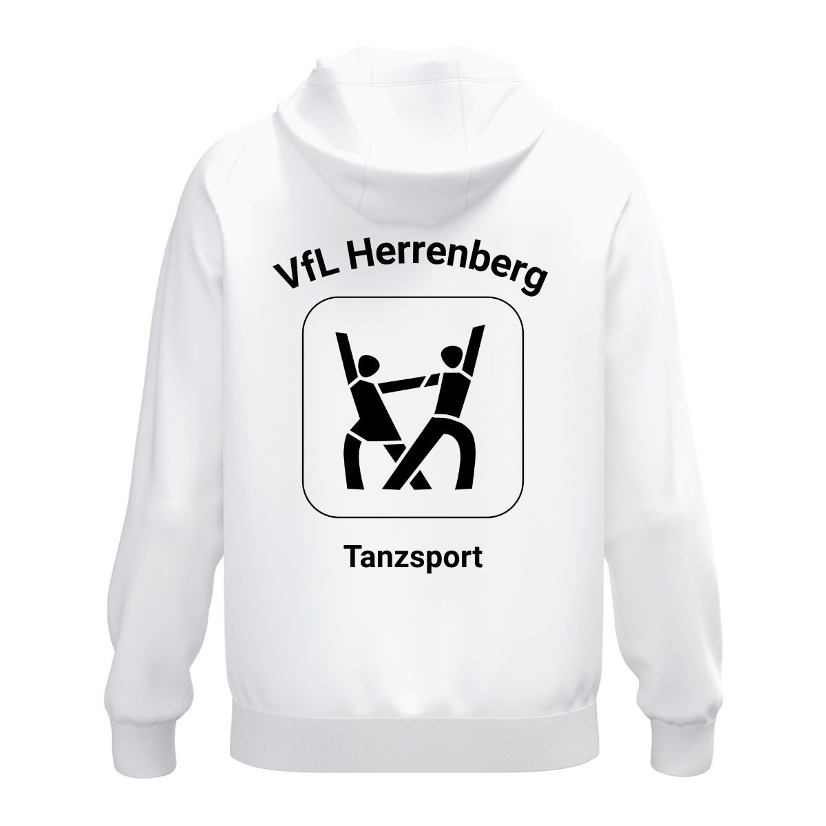 JAKO Kapuzenhoodie One Cotton Weiß (inkl. Bedruckung) - VfL Herrenberg Tanzsport