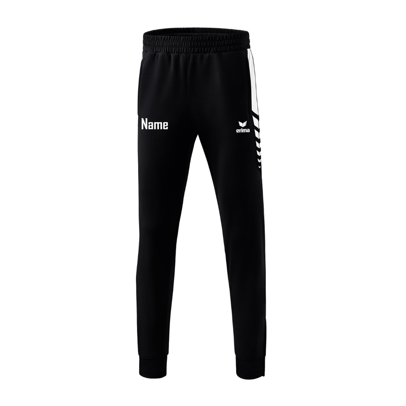 ERIMA Six Wings Worker Hose schwarz/weiß (inkl. Bedruckung) - SV Neustetten Turnen