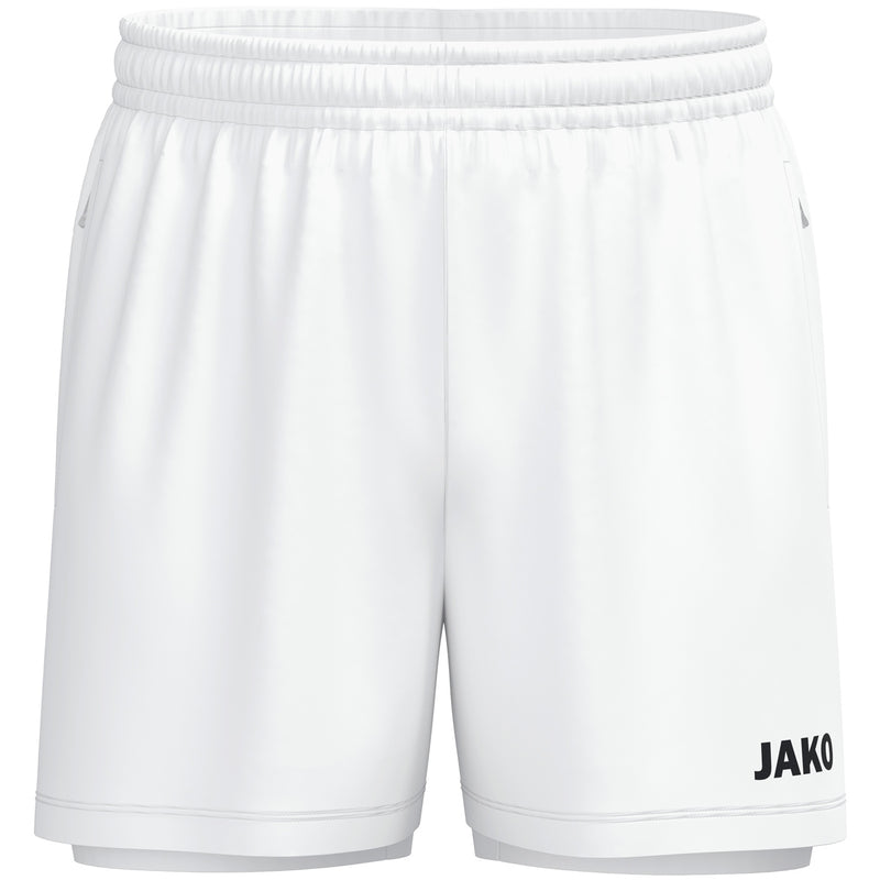 JAKO 2-IN-1 Short One - Weiß