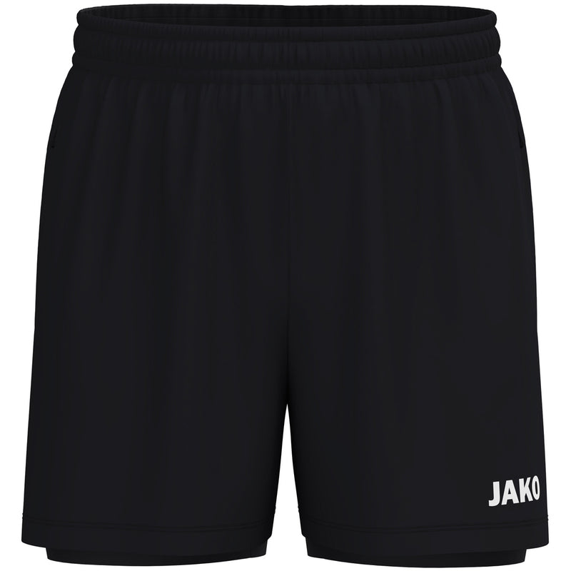 JAKO 2-IN-1 Short One - Schwarz