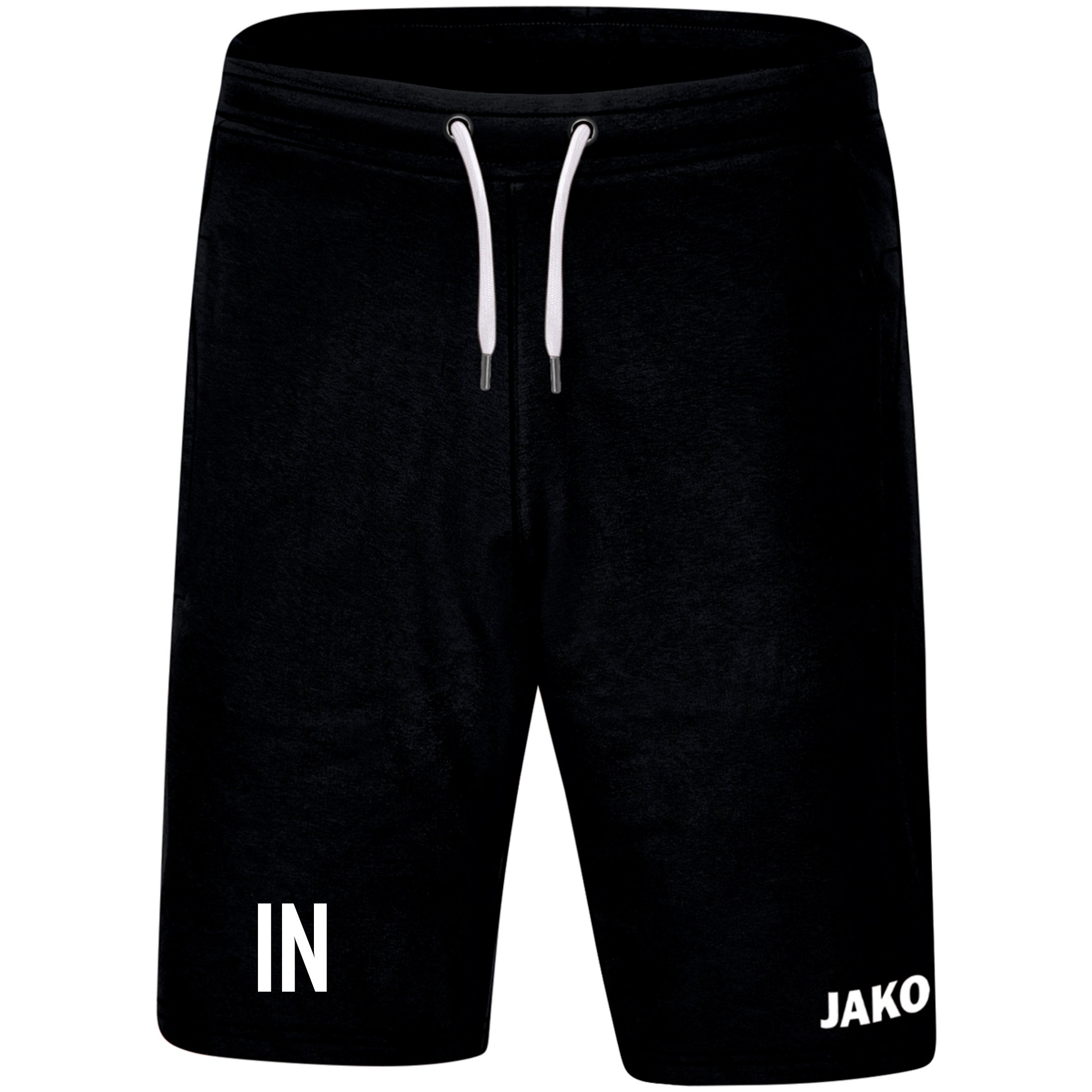 JAKO Joggingshort BASE (inkl. Initialen) - Schwarz - Nur Initialen