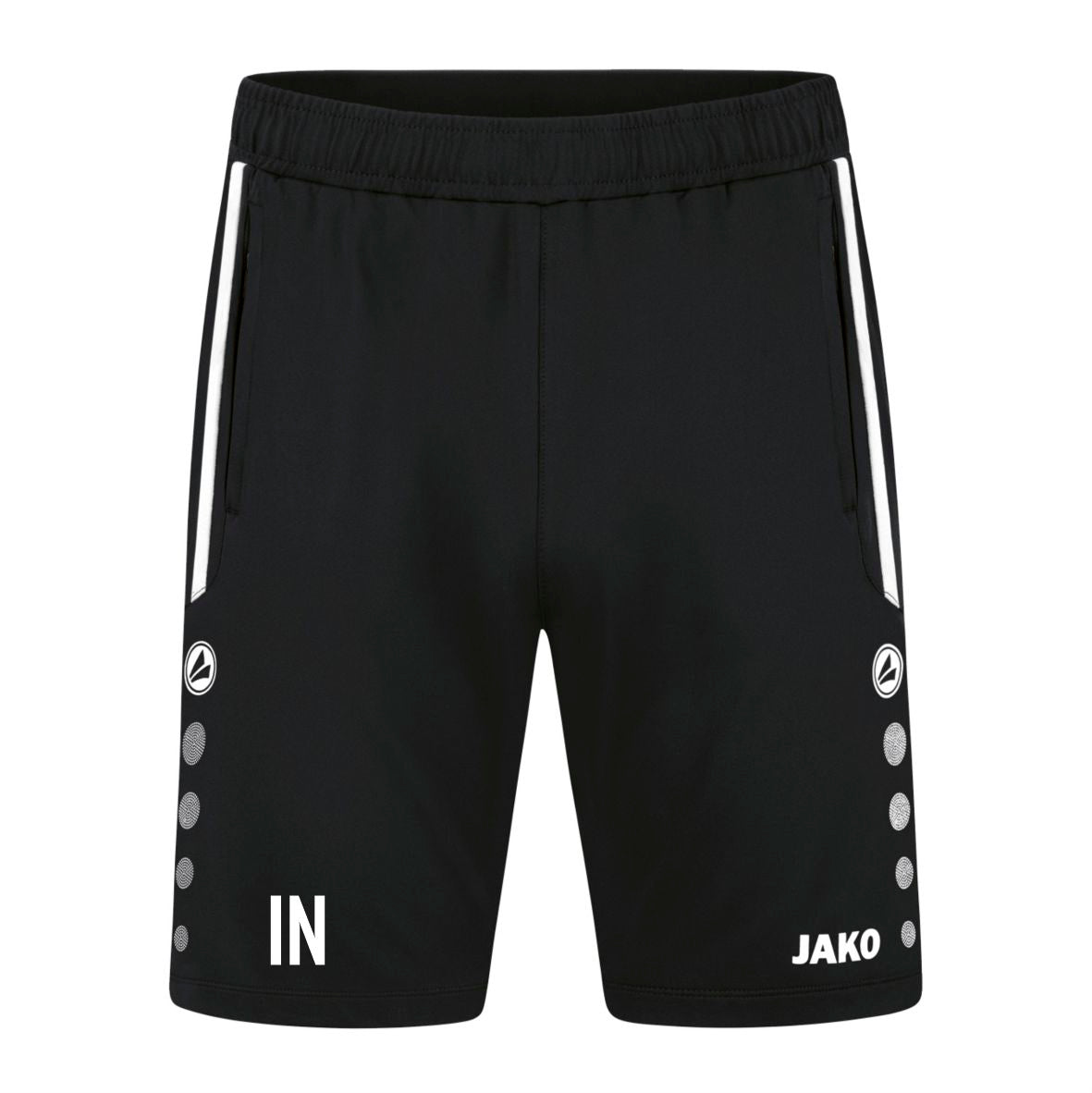 JAKO Trainingsshort ALLROUND (inkl. Bedruckung) - Schwarz/Weiss - SGM Rexingen/Dettingen