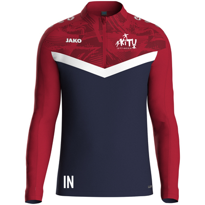 JAKO Ziptop Iconic marine/chili rot (inkl. Bedruckung) - SG Jettingen - KITU