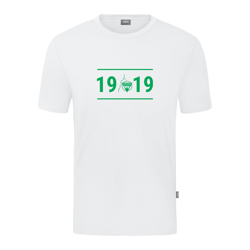 JAKO Herrenberg 1919 T-Shirt (inkl. Bedruckung) - Weiß
