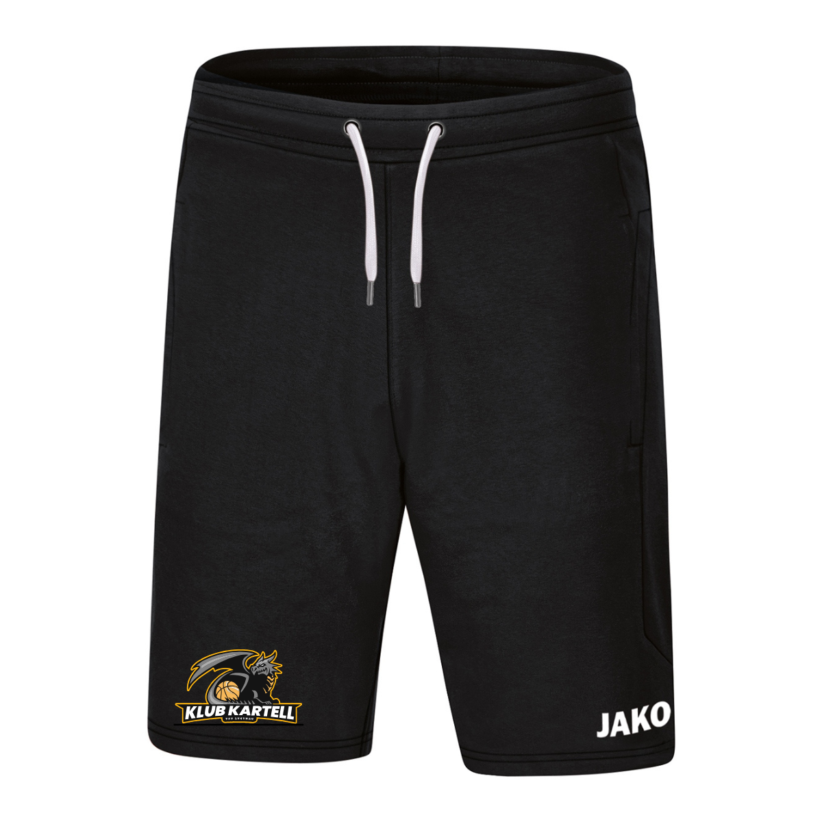 JAKO Joggingshort BASE schwarz (inkl. Initialen) - Klub Kartell