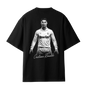 MICKI Oversized CR7 T-Shirt (inkl. Bedruckung) Schwarz