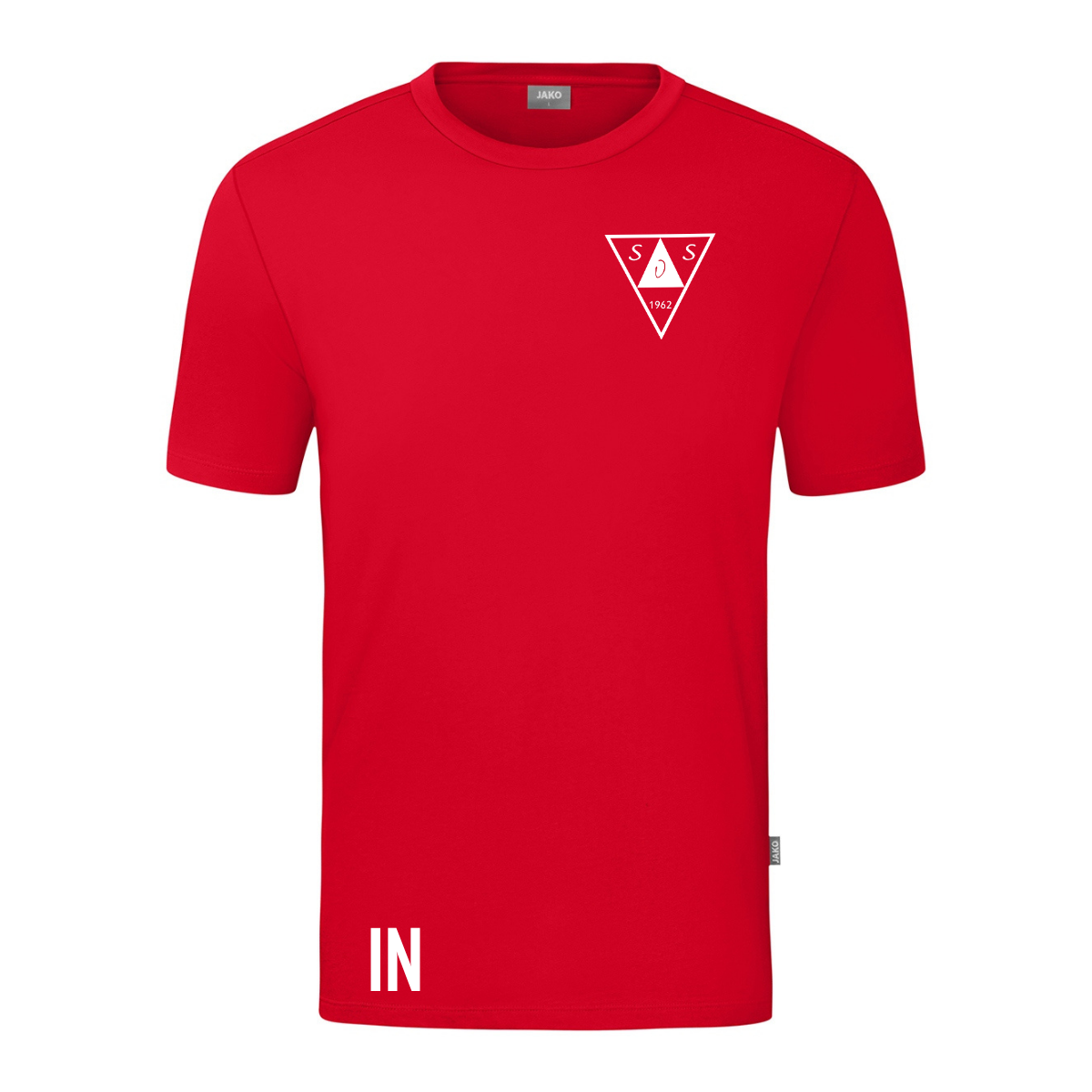 JAKO T-Shirt Organic rot (inkl. Bedruckung) - SV Seebron