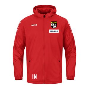 JAKO Regenjacke Team 2.0 rot (inkl. Bedruckung) - TSG Balingen