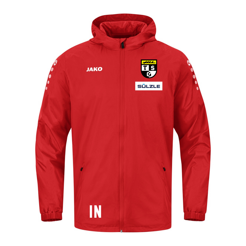 JAKO Regenjacke Team 2.0 rot (inkl. Bedruckung) - TSG Balingen