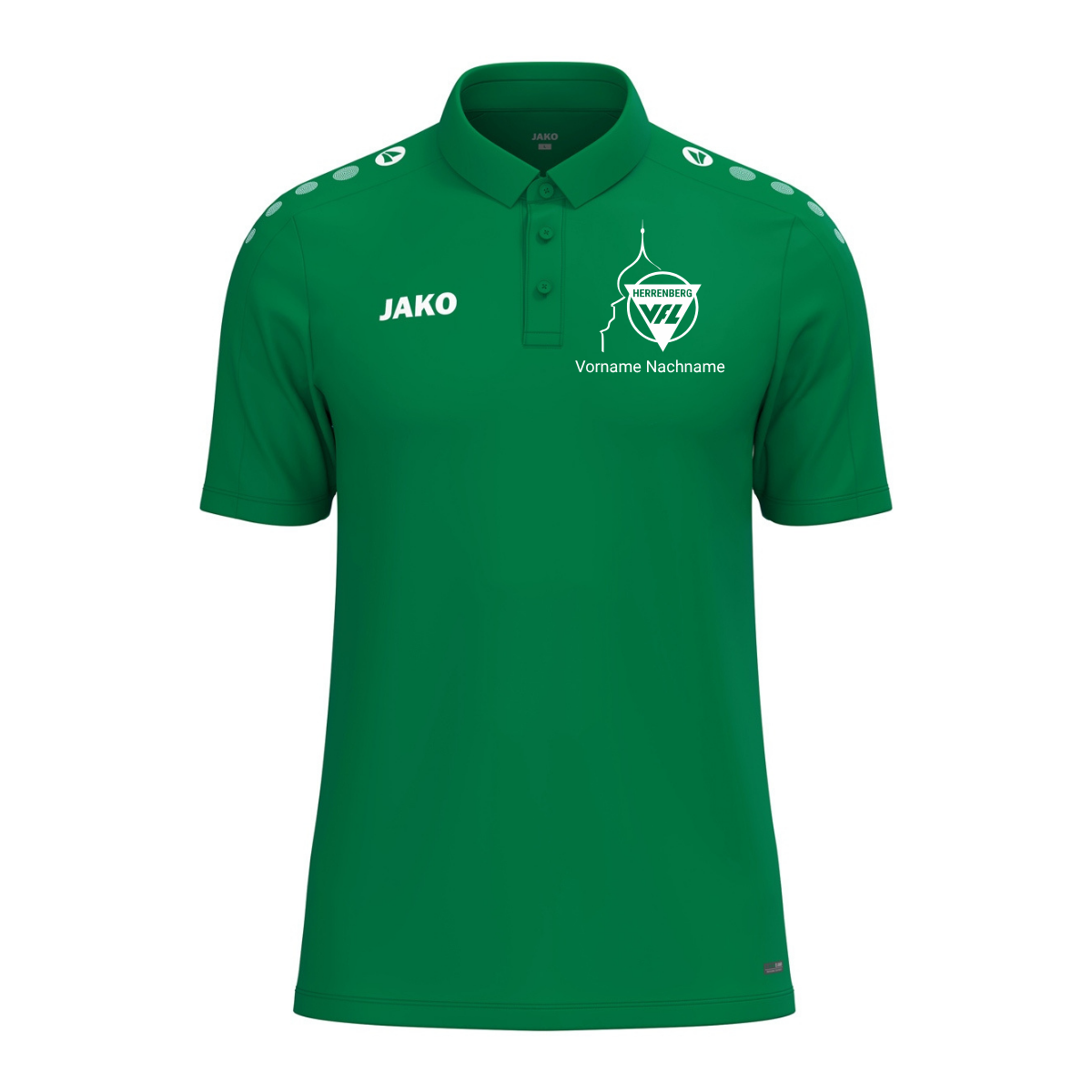 JAKO Poloshirt One Grün (inkl. Bedruckung) - VfL Herrenberg Turnen
