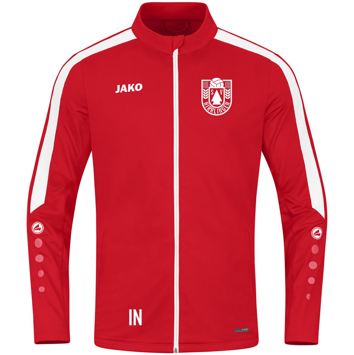 JAKO Polyesterjacke POWER (inkl. Bedruckung) - Rot - SV Hirrlingen