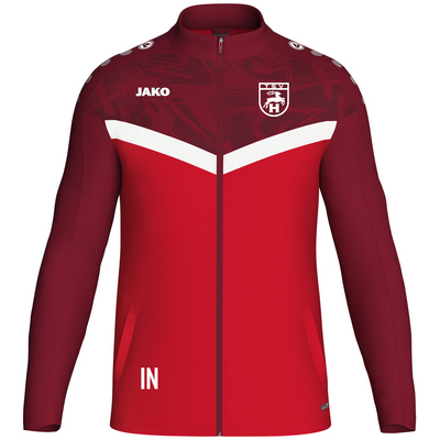 JAKO Polyesterjacke Iconic rot/weinrot (inkl. Bedruckung) - TSV Hirschau