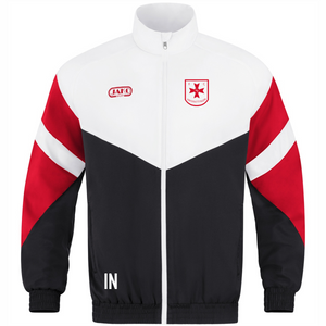 JAKO Freizeitjacke Retro schwarz/weiß/rot (inkl. Bedruckung) - FC Unterjettingen