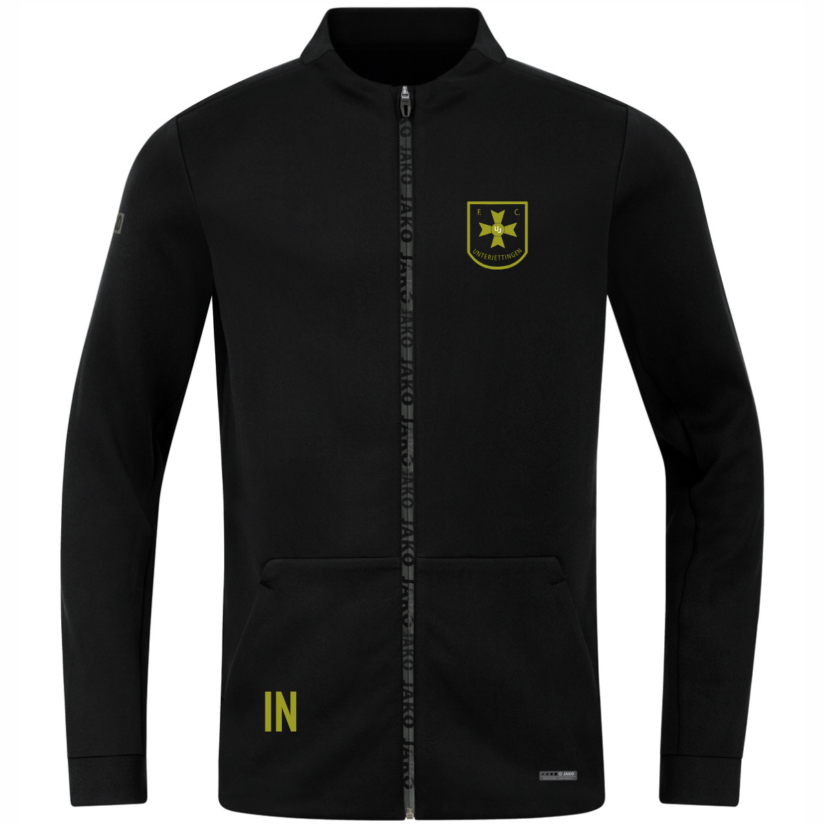 JAKO Jacke Pro Casual schwarz (inkl. Bedruckung) - FC Unterjettingen