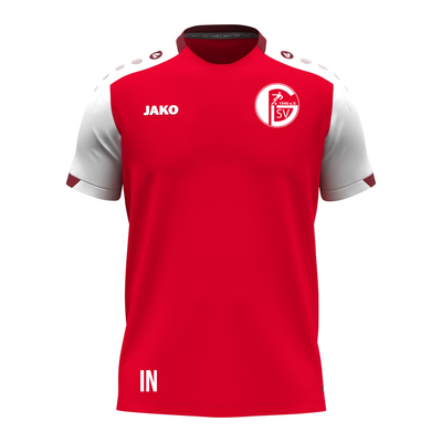 JAKO T-Shirt Dynamic rot/weiß (inkl. Bedruckung) SV Gültlingen