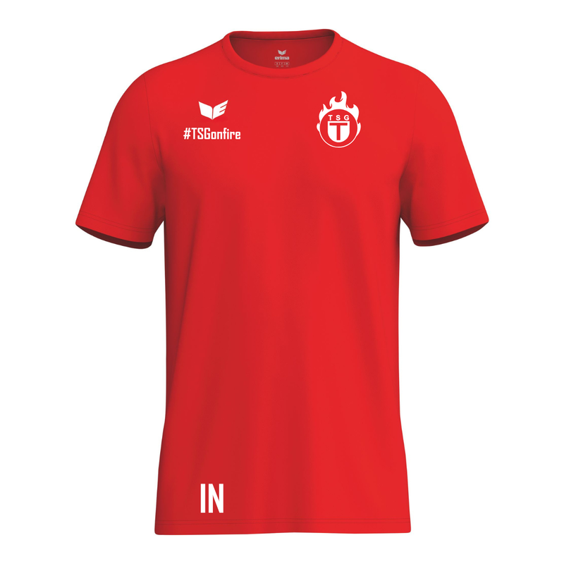 Erima INTRO Shirt function rot (inkl. Bedruckung) - TSG Tübingen Volleyball