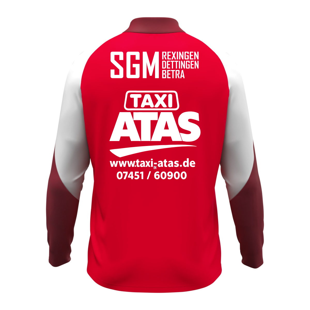 JAKO ZipTop Dynamic rot/weiß (inkl. Bedruckung) - SGM Rexingen Aktive