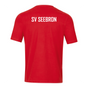 JAKO T-Shirt Organic rot (inkl. Bedruckung) - SV Seebron