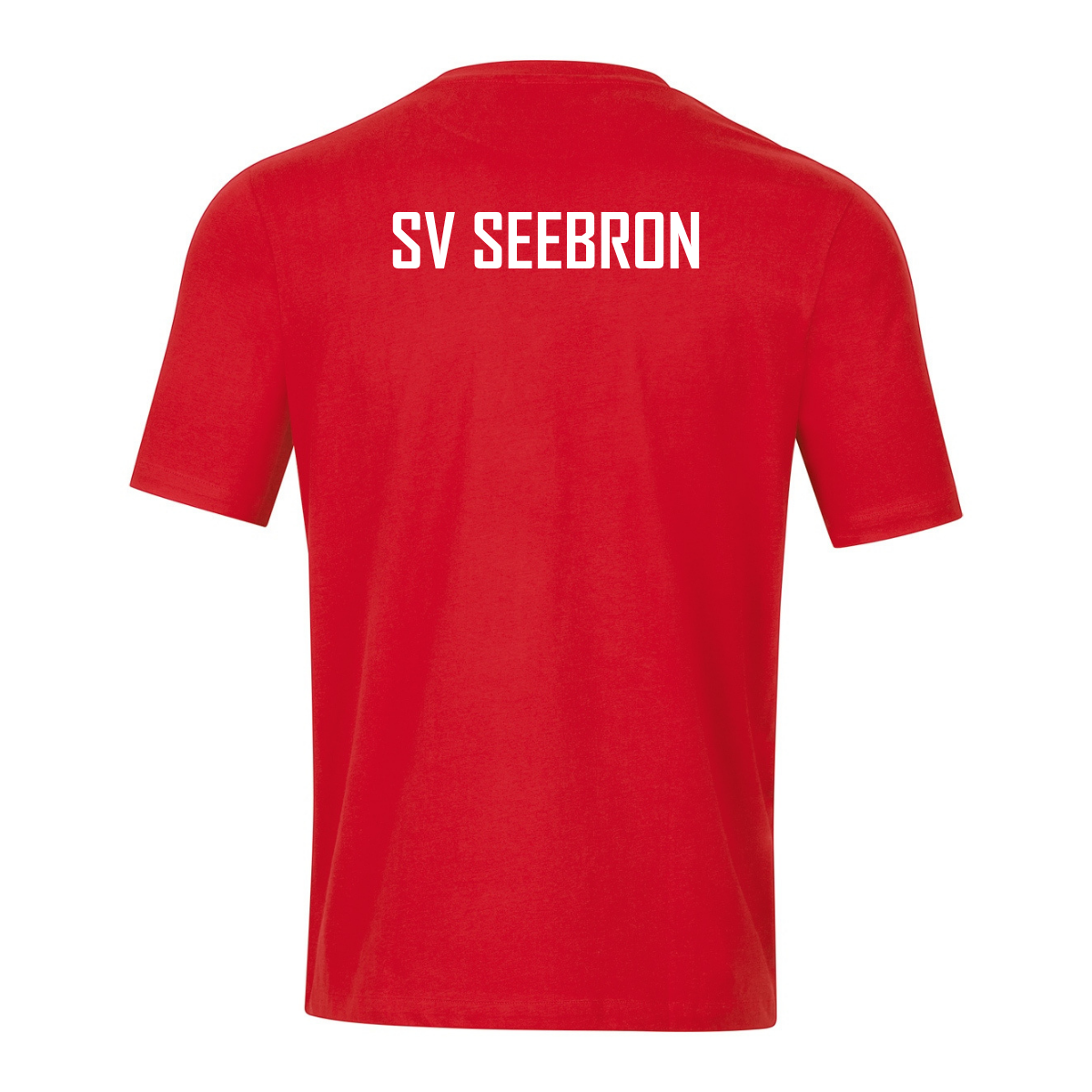 JAKO T-Shirt Organic rot (inkl. Bedruckung) - SV Seebron