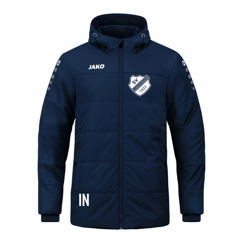 JAKO Coachjacke Team mit Kapuze marine (inkl. Bedruckung) - SV Gündringen