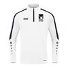 JAKO Zip Top POWER (inkl. Bedruckung) - Weiss - Fussball mit Vision