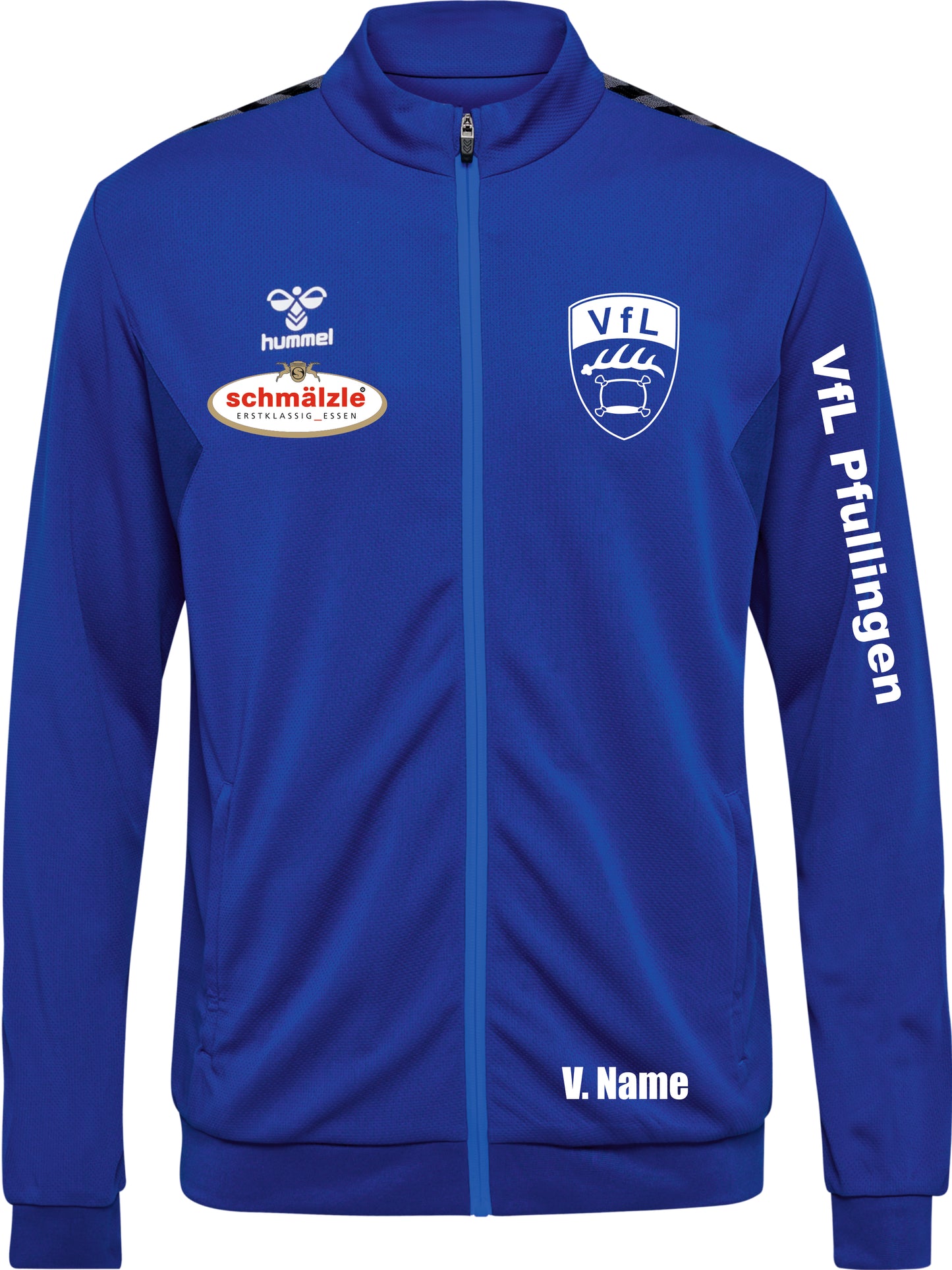 HUMMEL PL Zip Jacket AUTHENTIC (inkl. Bedruckung) - Blau - VfL Pfullingen