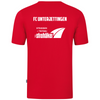 JAKO T-Shirt Organic rot (inkl. Bedruckung) - FC Unterjettingen