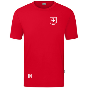 JAKO T-Shirt Organic rot (inkl. Bedruckung) - FC Unterjettingen