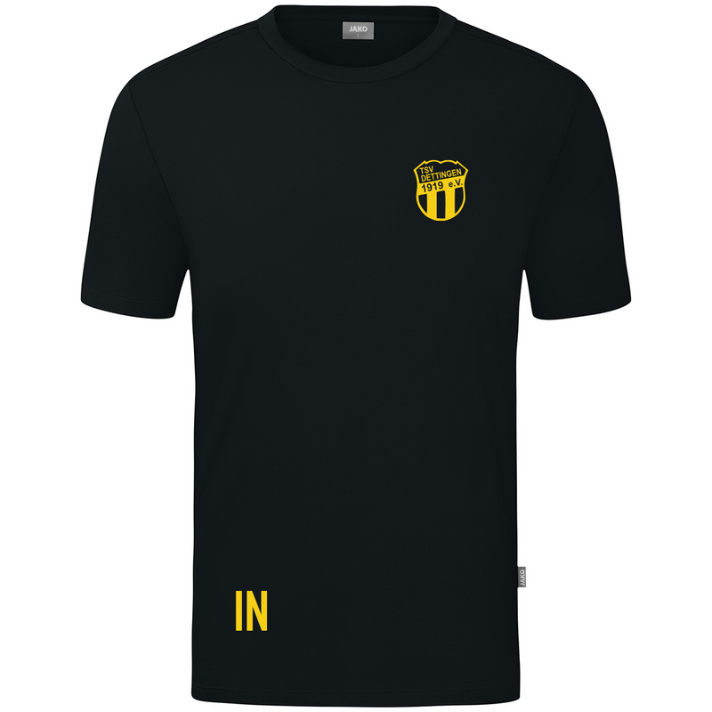 JAKO T-Shirt Organic schwarz (inkl. Bedruckung) - TSV Dettingen