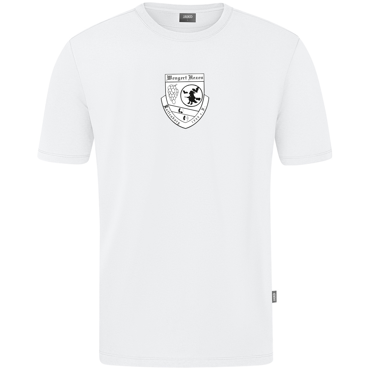 JAKO T-Shirt Doubletex weiß (inkl. Veredelung) - Wengert Hexen 1999 e.V.