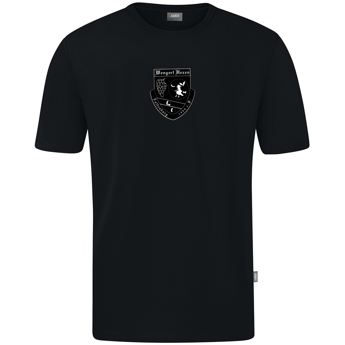 JAKO T-Shirt Doubletex schwarz (inkl. Veredelung) - Wengert Hexen 1999 e.V.