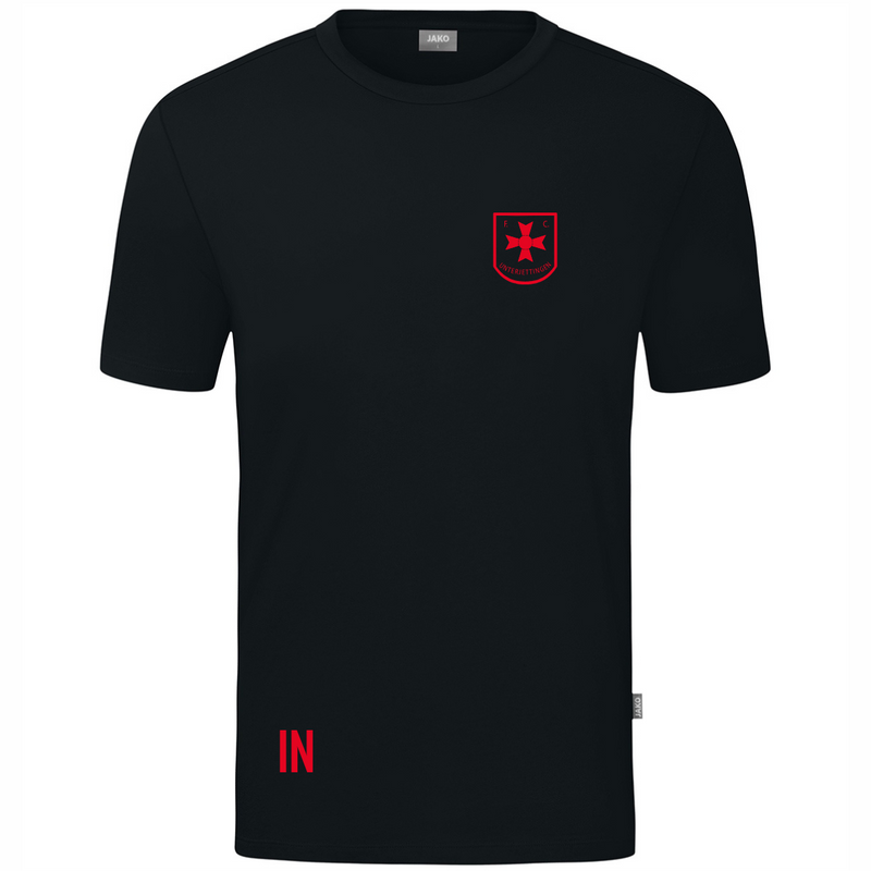 JAKO T-Shirt Organic schwarz (inkl. Bedruckung) - FC Unterjettingen