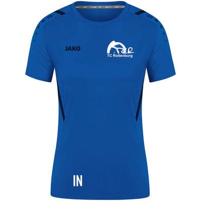 JAKO Damen T-Shirt CHALLENGE (inkl. Bedruckung) - Royal - TC Rottenburg