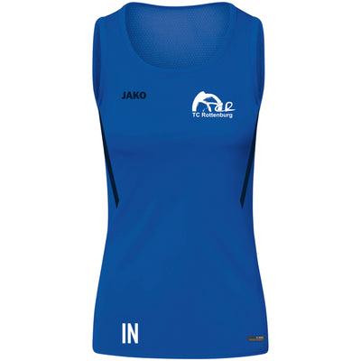 JAKO Kinder/Damen Tank Top CHALLENGE (inkl. Bedruckung) - Royal - TC Rottenburg