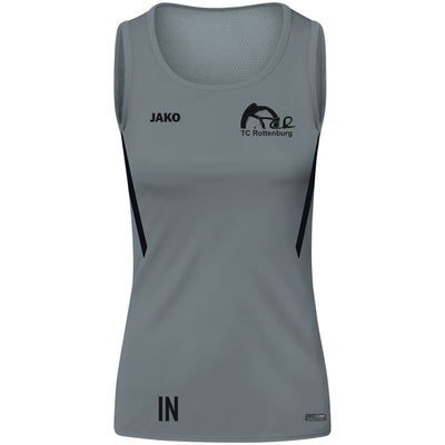 JAKO Kinder/Damen Tank Top CHALLENGE (inkl. Bedruckung) - Steingrau - TC Rottenburg