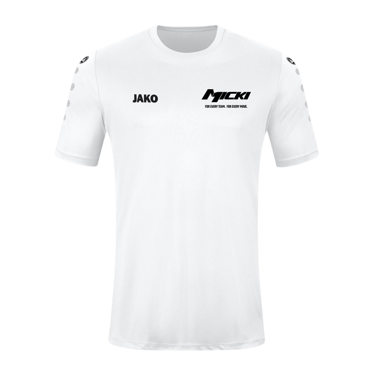 JAKO Trikot TEAM (inkl. Bedruckung) - Weiss - MICKI