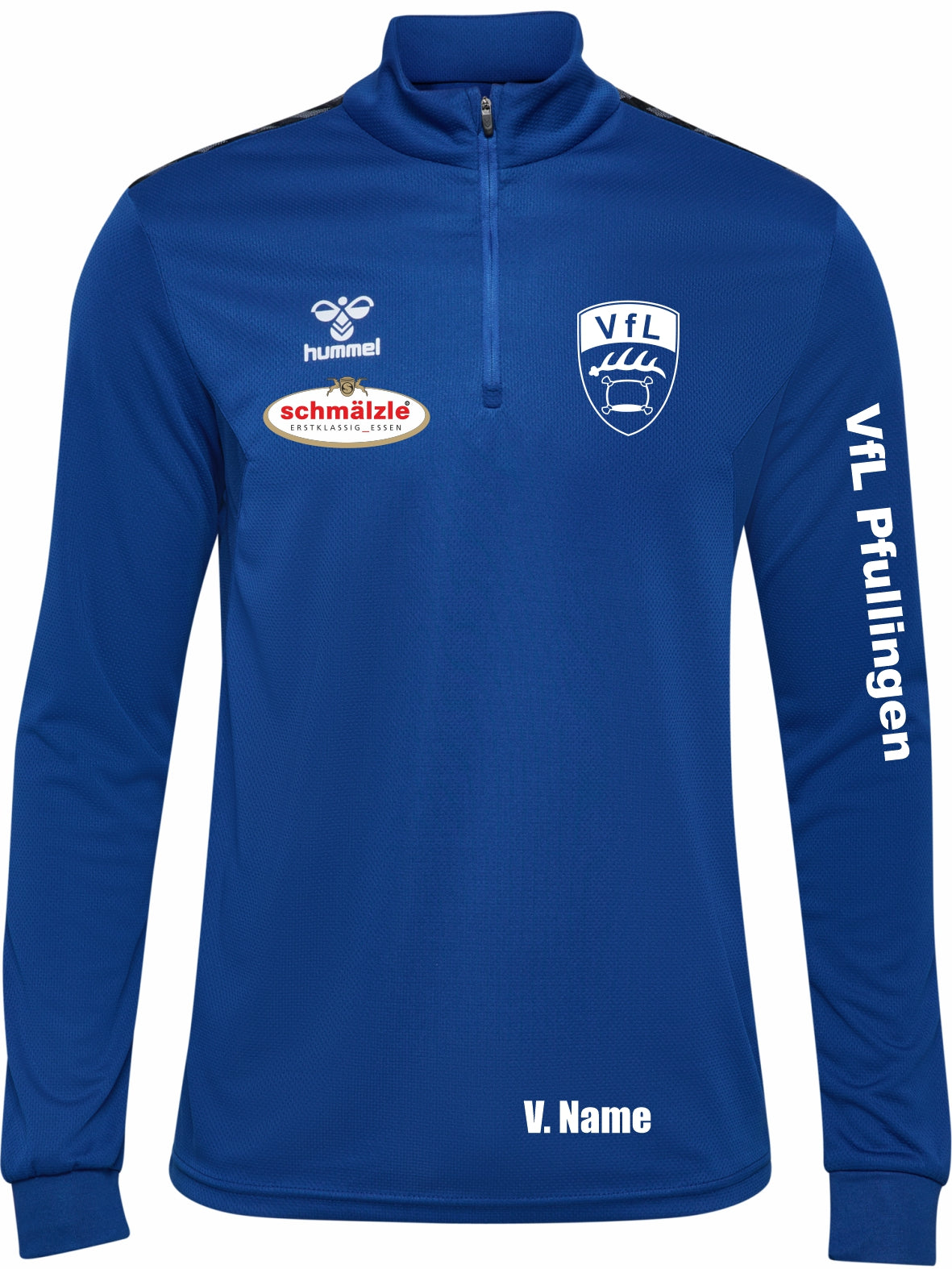 HUMMEL Half Zip Sweat AUTHENTIC (inkl. Bedruckung) - Blau - VfL Pfullingen