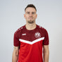 JAKO T-Shirt Iconic (inkl. Bedruckung) rot/weinrot - FC Rottenburg