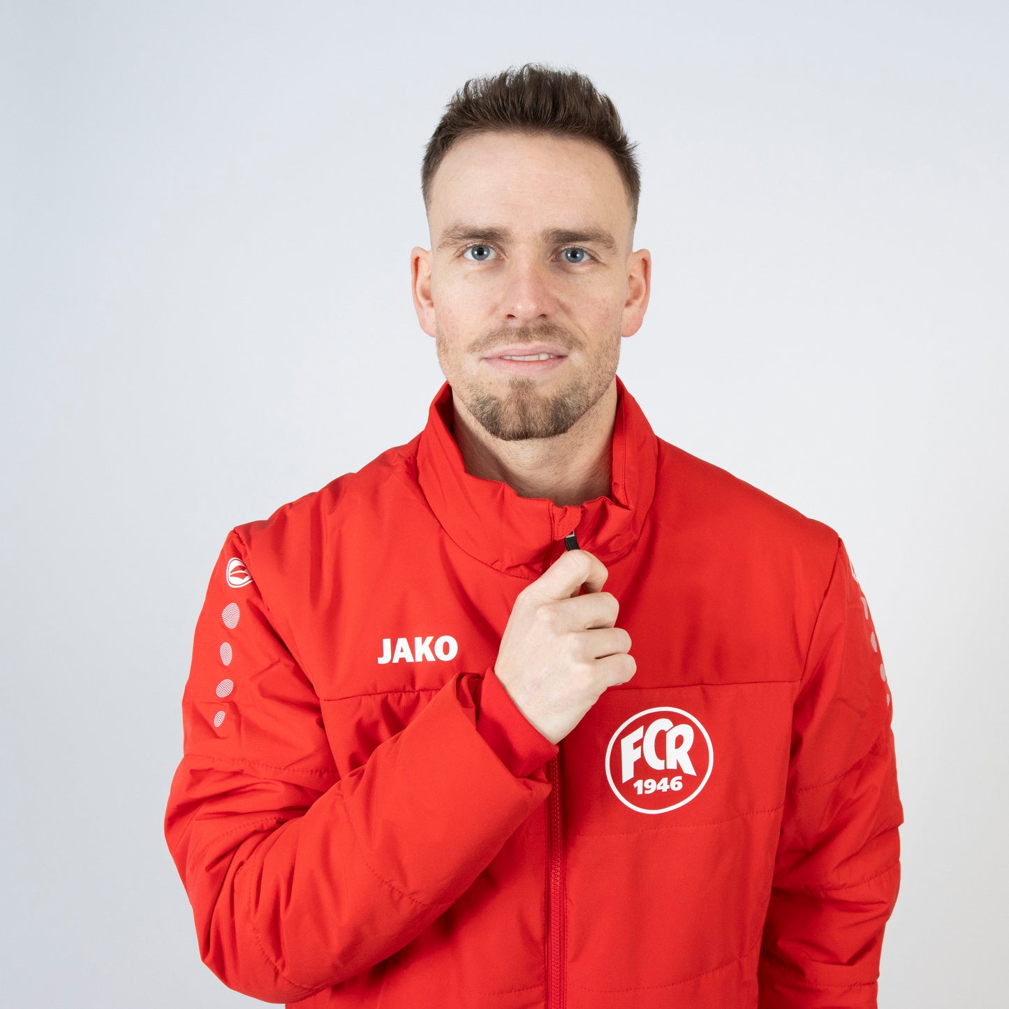 JAKO Coachjacke Team (inkl. Bedruckung) rot - FC Rottenburg