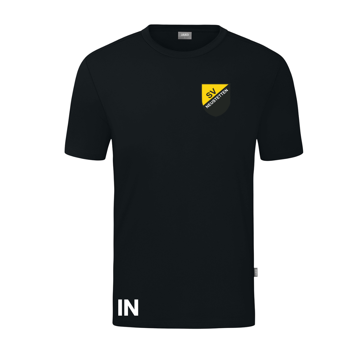 JAKO T-Shirt Organic schwarz (inkl. Bedruckung) - SV Neustetten Jugend