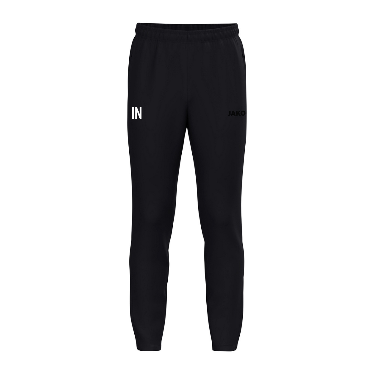 JAKO Trainingshose One (inkl. Bedruckung) - Schwarz/Schwarz